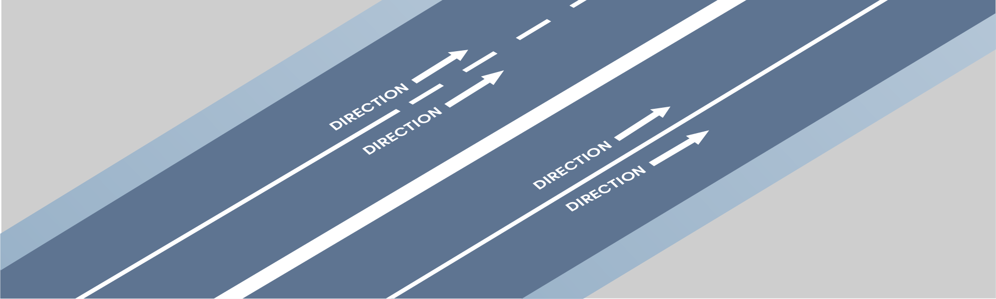 Traffic Signs - What do white lines indicate?